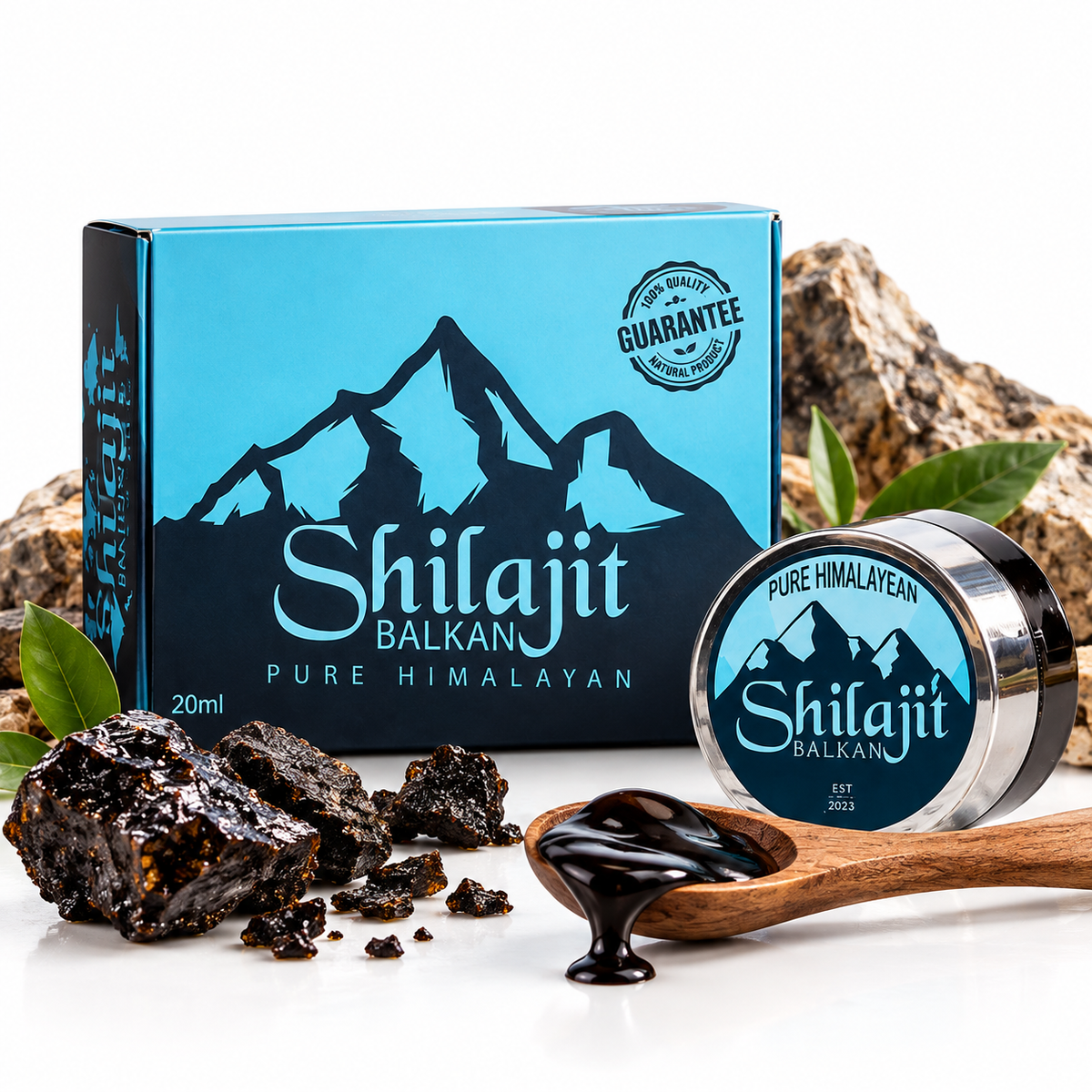 Shilajit Balkan Pure Himalayan 20 ml – Rrëshirë Shilajit Himalajane