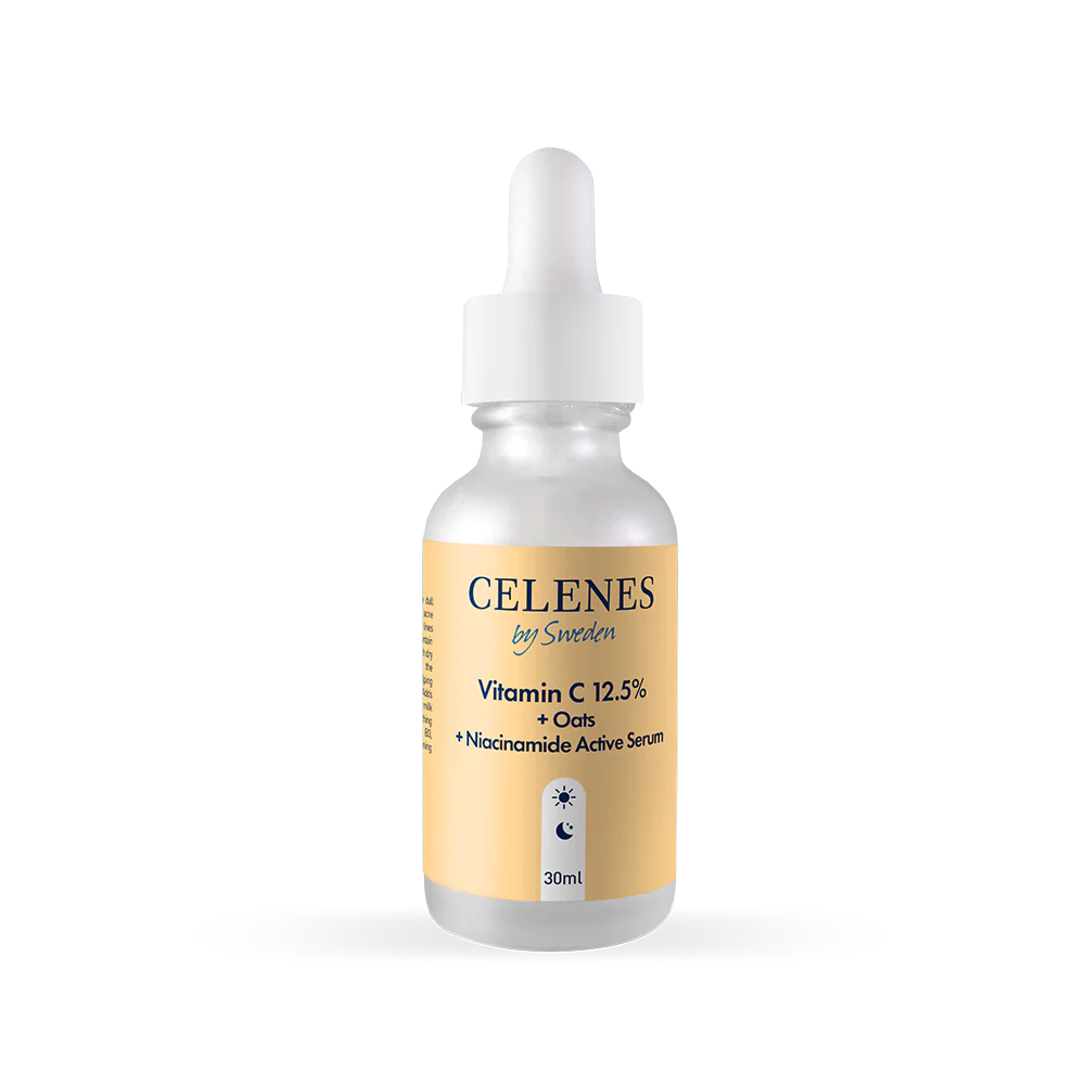 CELENES Serum Vitamin C 12.5% ​​+ Tërshërë + Niacinamide 30 ml