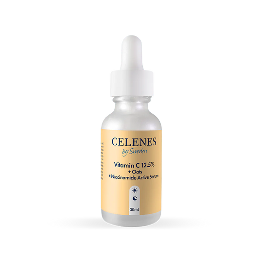 CELENES Serum Vitamin C 12.5% ​​+ Tërshërë + Niacinamide 30 ml