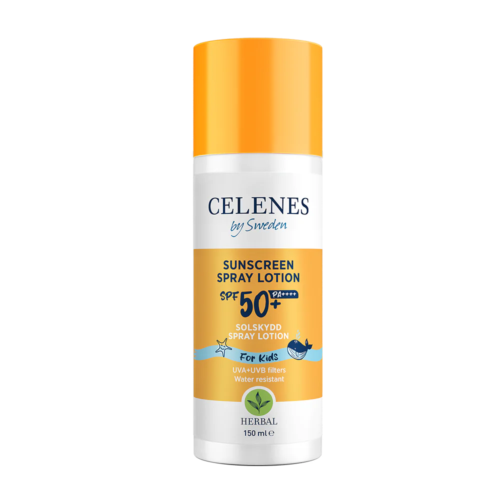 CELENES Locion sprej me krem ​​kundër diellit për fëmijë 50 Spf 150 ml