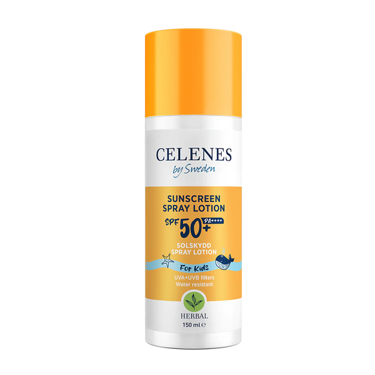 CELENES Locion sprej me krem ​​kundër diellit për fëmijë 50 Spf 150 ml