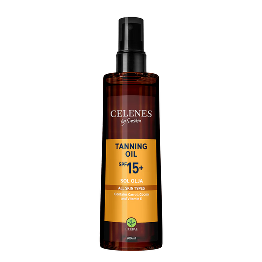CELENES  Herbal Tanning Oil Spf 15+ 200ml