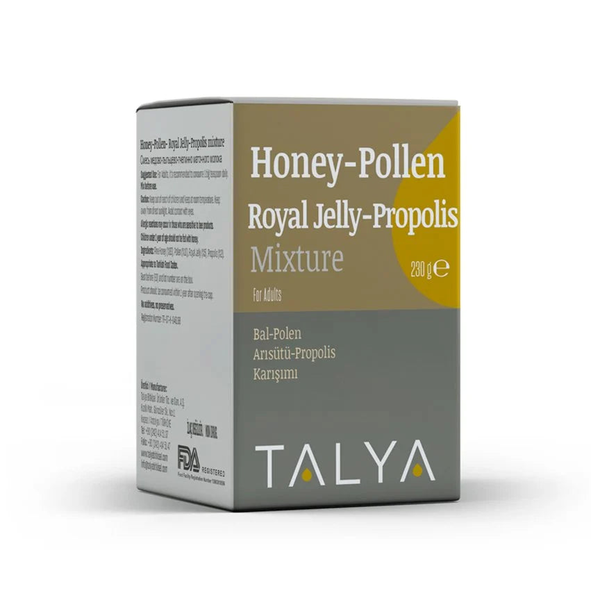 MJALTË - POLEN - QUMËSHT BLETE - PROPOLIS 230 gr