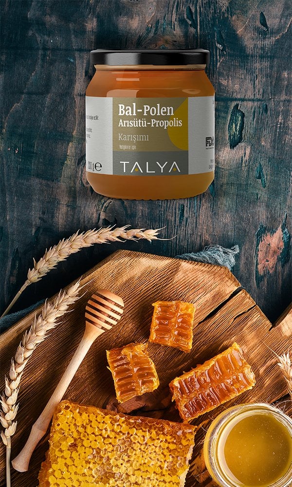 MJALTË - POLEN - QUMËSHT BLETE - PROPOLIS 230 gr