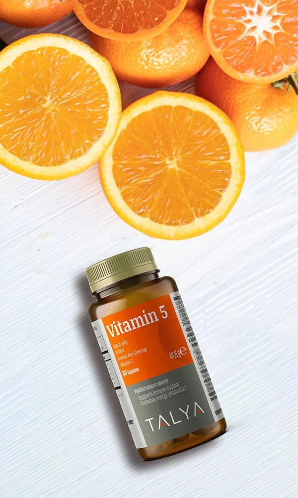 VITAMIN 5 (Qumësht blete, polen, propolis dhe vitaminë C)